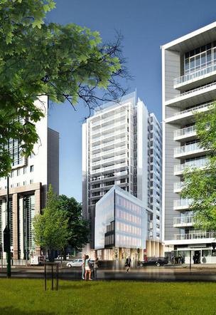  Apartamentowiec w Poznaniu Delta 3. Autorem projektu jest pracownia Ewy i Stanisława Sipińskich