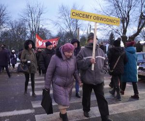 Protest kielczan przeciw budowie S74