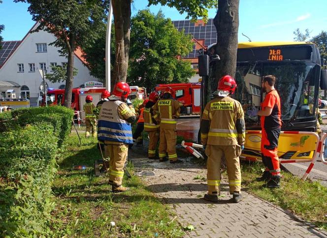 Wypadek autobusu w Mysłowicach