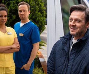 Na dobre i na złe. Maria Malewicz (Sylwia Achu), Michał Wilczewski (Mateusz Janicki), Jakub Dobry (Mateusz Kmiecik)