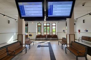 Dworzec w Trawnikach po modernizacji