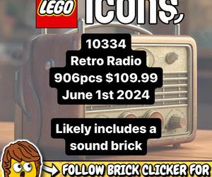 LEGO Icons 2024 Retro Radio Informacje