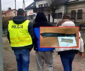 34-latek ruszył z maczetą na policjantów z Radziejowa