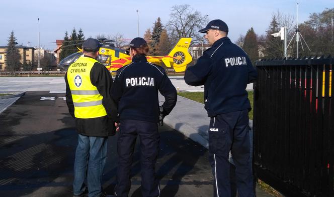 Bomba na pokładzie helikoptera. Nietypowa akcja służb