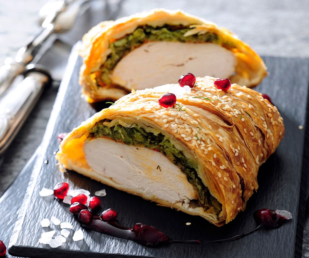 Kurczak w cieście francuskim