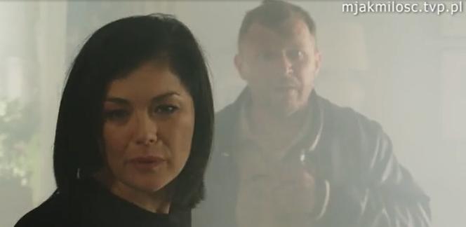 M jak miłość po wakacjach 2023. Kinga (Katarzyna Cichopek), Wiesiek (Marcin Zarzeczny)