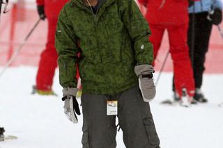 Ashton Kutcher na snowboardzie