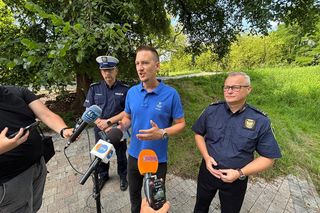 Konferencja prasowa dotycząca bezpieczeństwa 