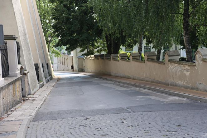 Ul. Podwale w Lublinie przed remontem