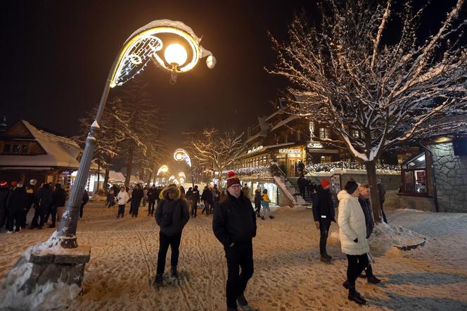 Świąteczne iluminacje w Zakopanem