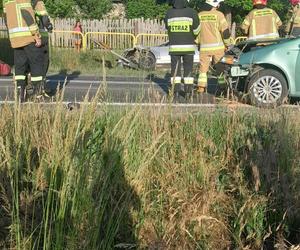 Wypadkowy wtorek! Zderzenie dwóch aut w Lubieni. Jedna osoba poszkodowana