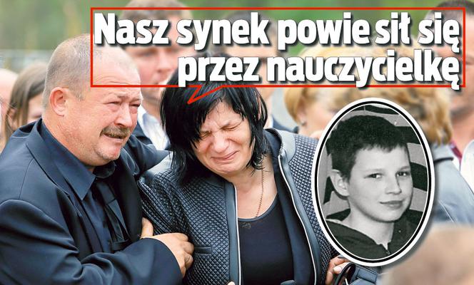 Nasz  synek  powie sił  się przez  nauczycielkę