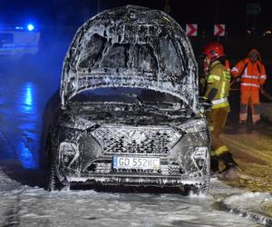 Pożar samochodu na S5