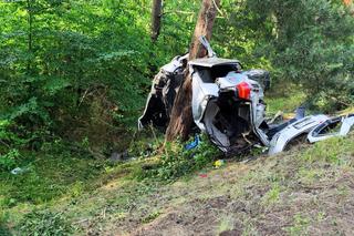 Wypadek koło Krzepic