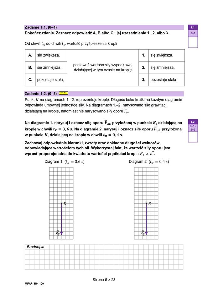 Matura 2024 fizyka rozszerzona formuła 2023 