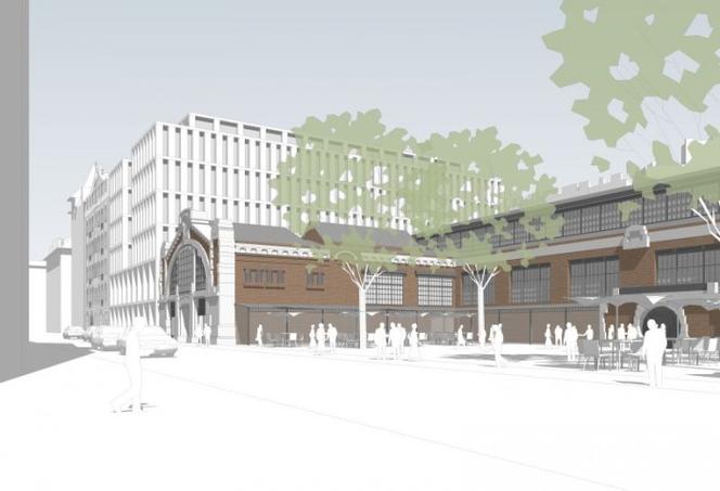 Modernizacja hali Koszyki, ul. Koszykowa w Warszawie