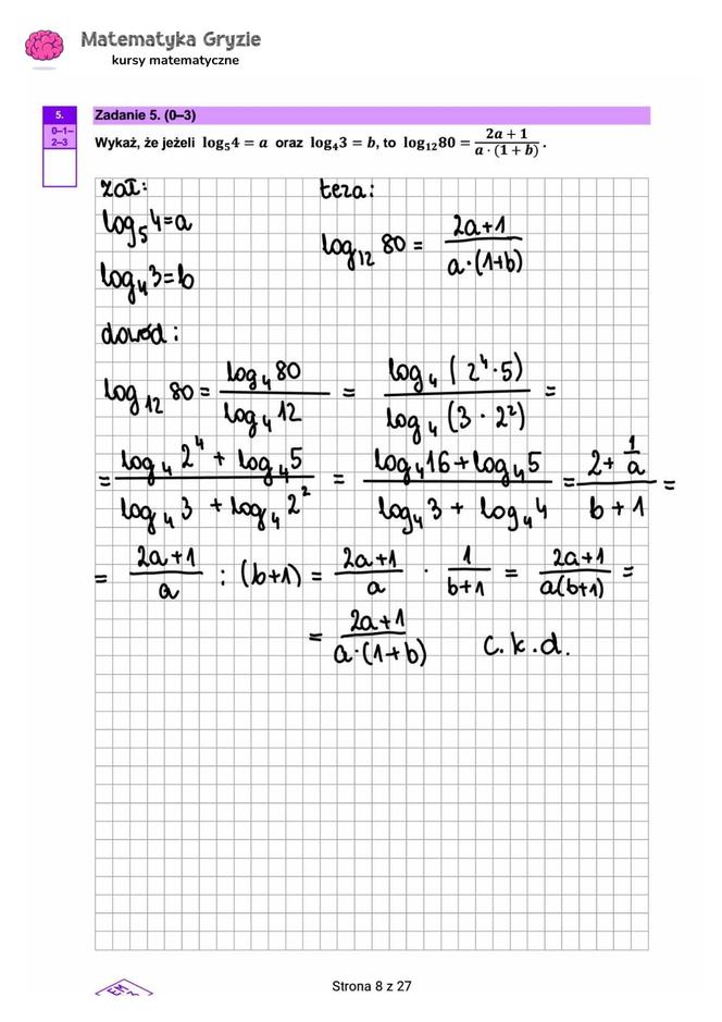 Matura 2024 - matematyka rozszerzona