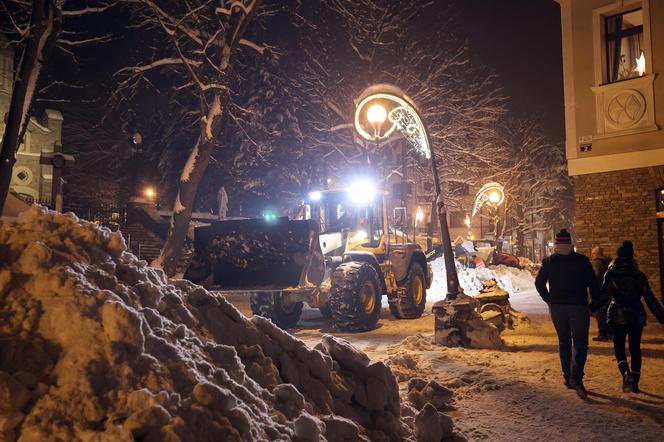 Wywóz śniegu z Zakopanego