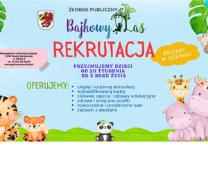 Rekrutacja do Gminnego Żłobka trwa! [AUDIO]