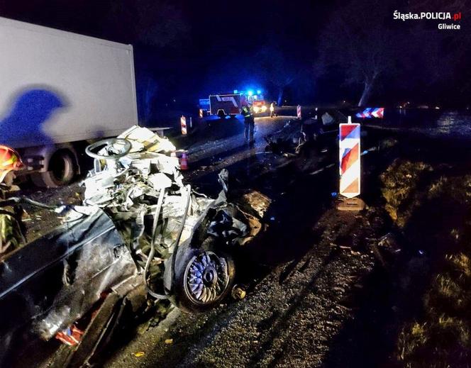 Śmiertelny wypadek na drodze w Zacharzowicach (pow. gliwicki)