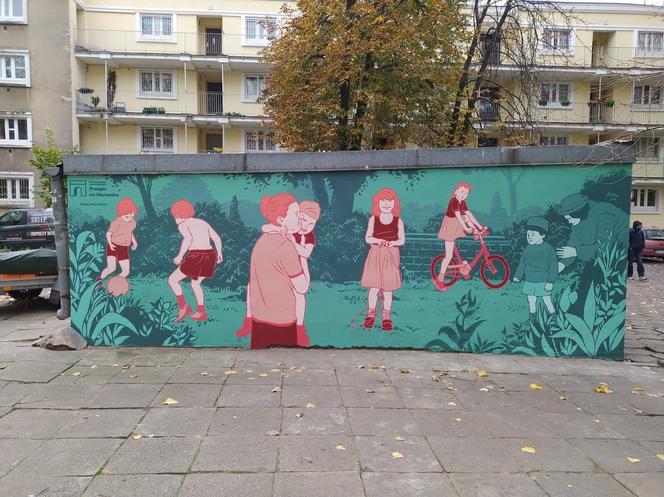 "Dzieci Muranowa" - wyjątkowy mural, który powstał na podstawie archiwalnych zdjęć!