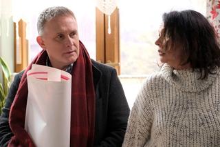 M jak miłość odc. 1791. Marysia (Małgorzata Pieńkowska), Artur (Robert Moskwa)