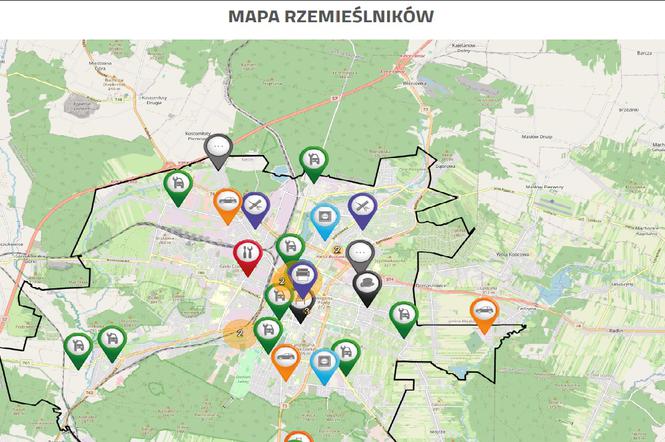 Kielecka Mapa Rzemieślników