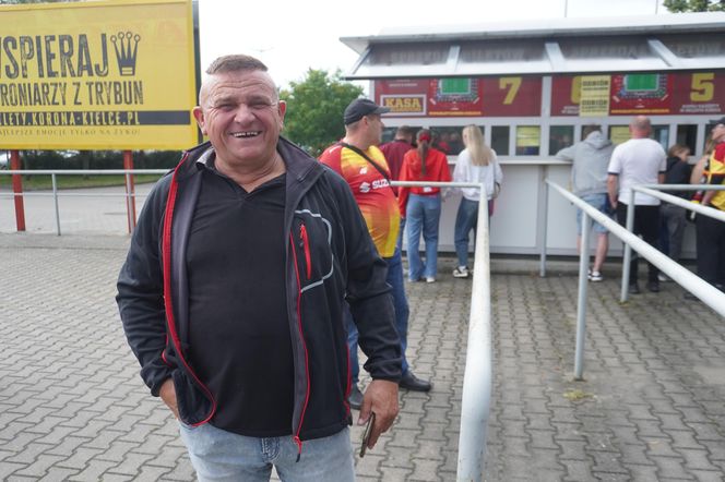Kibice na meczu Korona Kielce - Legia Warszawa