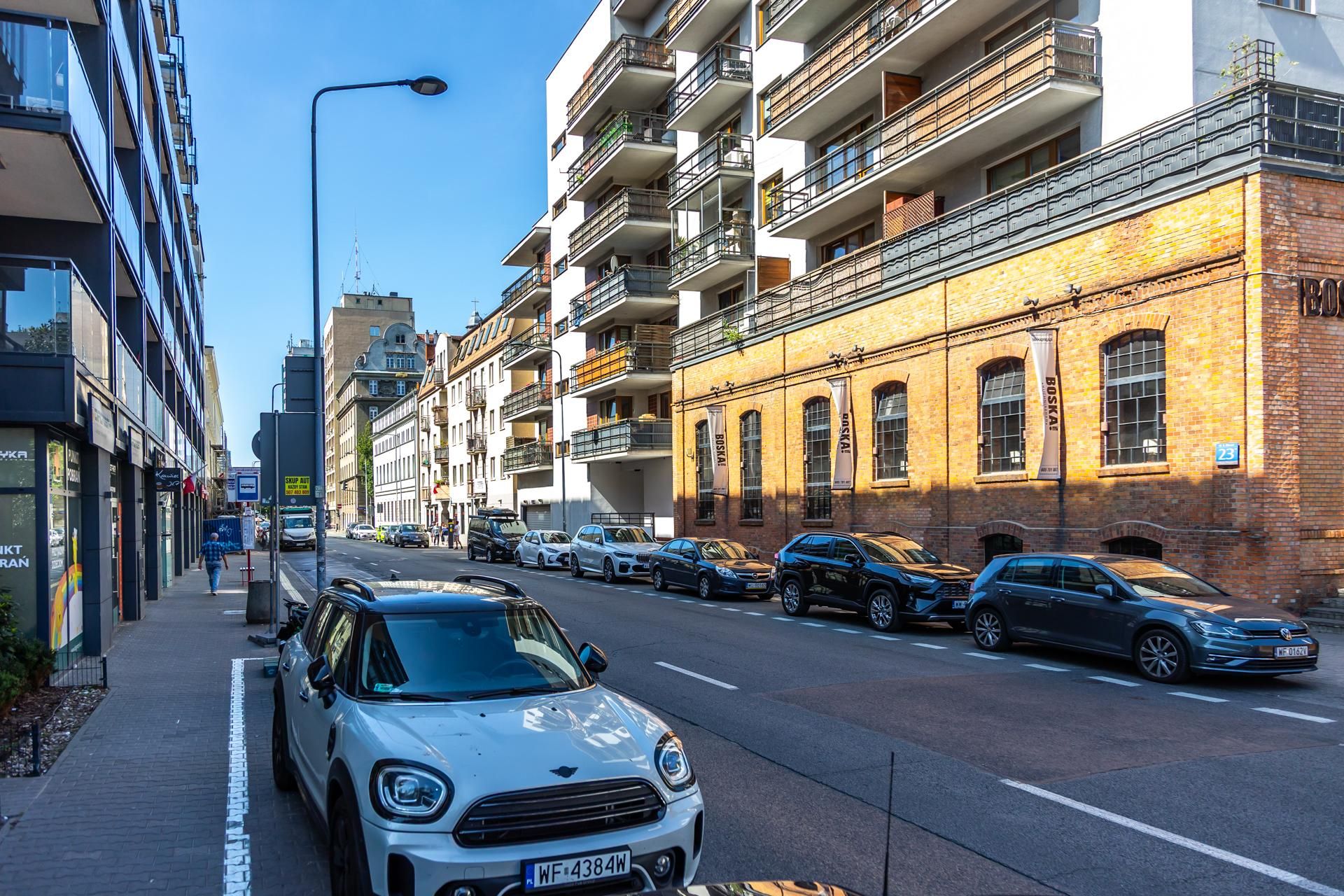 Ulica Okrzei w Warszawie przed przebudową