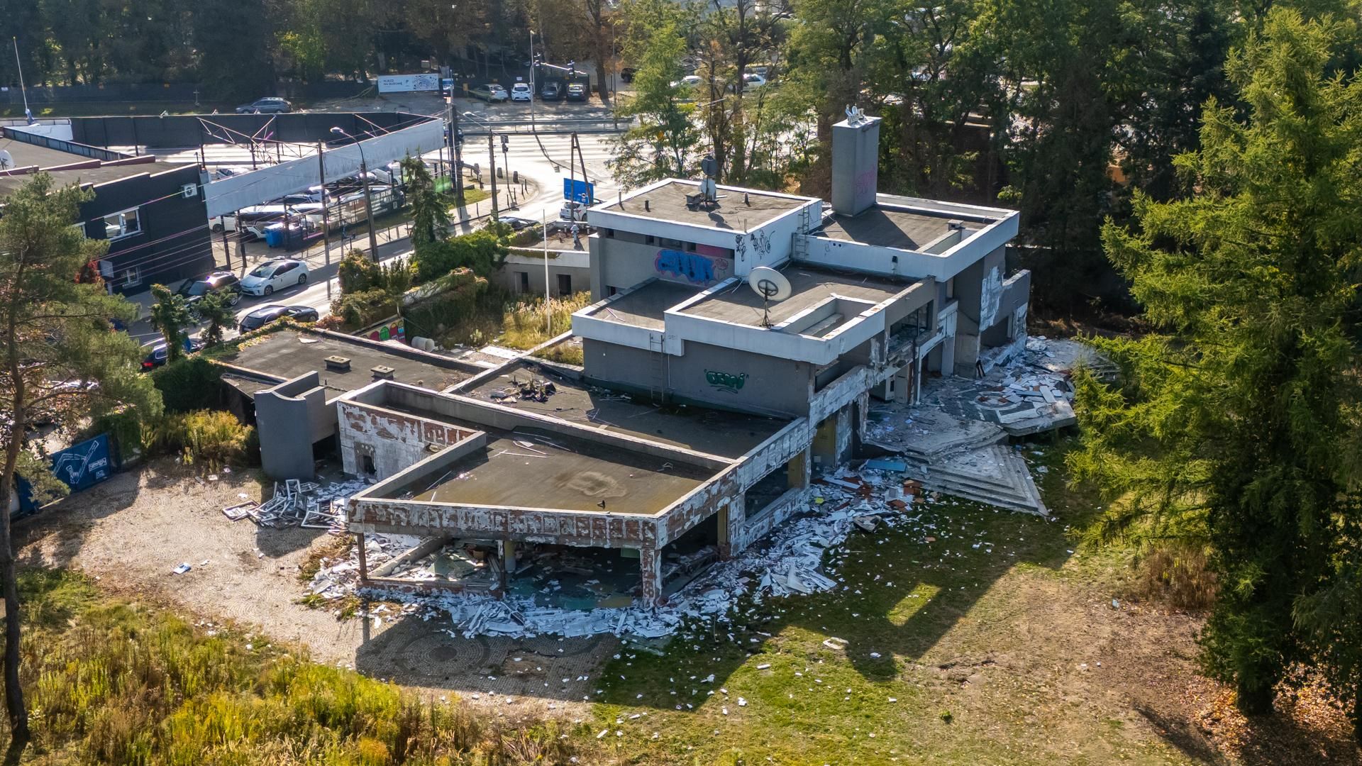 Opuszczona willa przy Ryżowej 72 w Warszawie