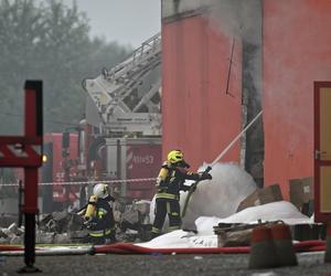 Służby ostrzegają! Alarmowy poziom amoniaku w związku z pożarem w Krośnie