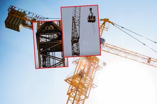 Wspiął się na dźwig w Poznaniu i nie chciał zejść! Akcja na wysokości