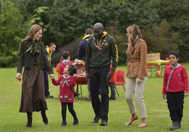 Pierwsza Dama USA w Windsorze spotkała się z królową Kamilą i księżną Kate