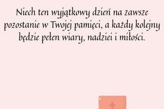 Dedykacja na komunię do książki