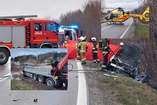 Śmierć na drodze krajowej nr 9 w Rudniku. Zginął 73-letni mężczyzna