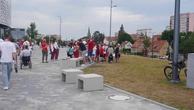 Euro 2024. Tysiące fanów piłki nożnej w Strefie Kibica w hali Urania w Olsztynie. Zobacz zdjęcia!