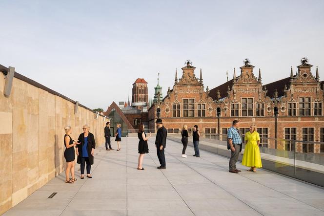 Budynek Dużej Sceny Teatru Wybrzeże w Gdańsku – taras