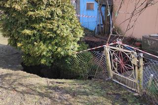 Następne zapadlisko w Trzebini. W ciągu dwóch tygodni to piąty raz, kiedy zapada się ziemia