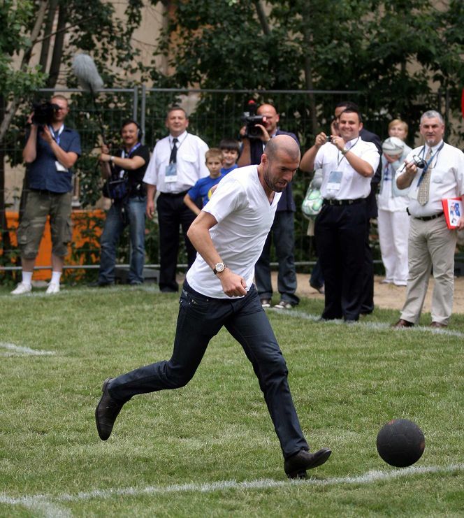 Zinedine Zidane na Pradze-Północ
