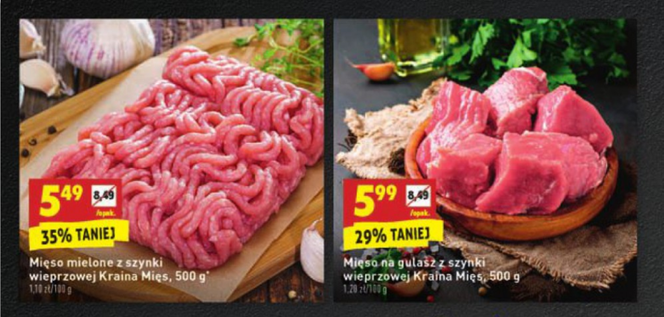 Biedronka - promocja na mięso