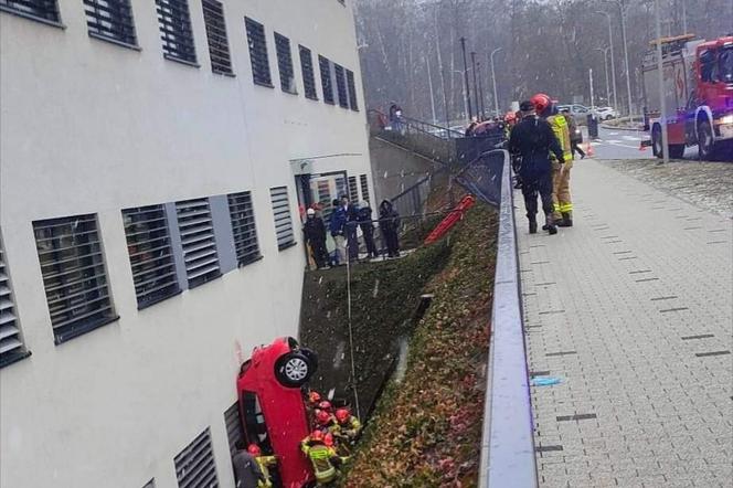 Wypadek przy Szpitalu Uniwersyteckim w Krakowie