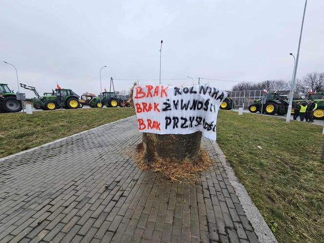 Protest rolników z Podkarpacia w Przeworsku