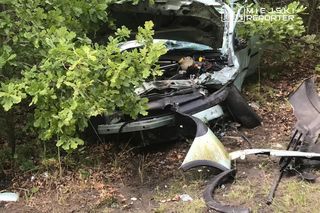  Czołowe zderzenie w Wawrze