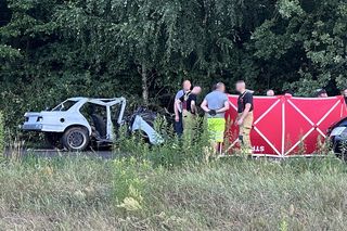 30-latek jechał gruzem BMW bez drzwi i okien. Zginął na miejscu