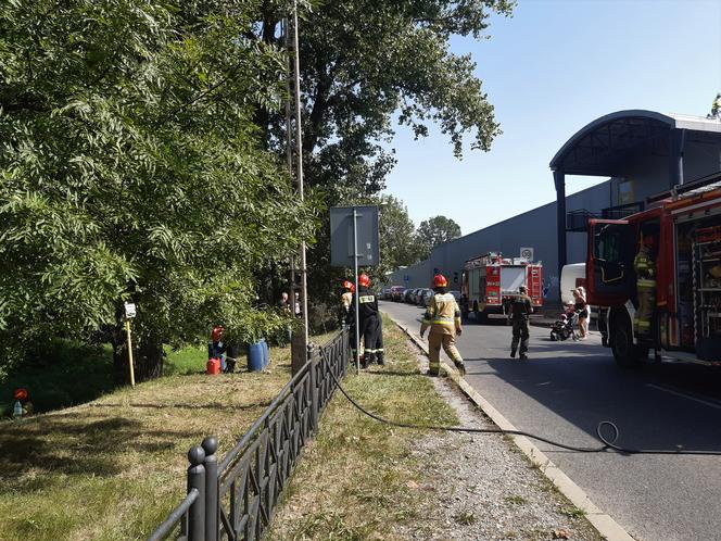 Interwencja strażaków na Nadbrzeżnej 