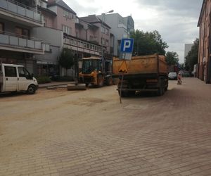Remont na ul. Błonie w Siedlcach