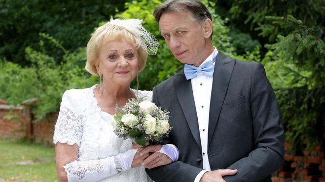 M jak miłość, odc. 1471. Kisielowa (Małgorzata Róźniatowska), Robert (Krzysztof Tyniec)