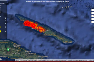 Niepokojące doniesienia z Azorów. Na wyspie Sao Jorge odnotowano prawie 2000 trzęsień ziemi! 