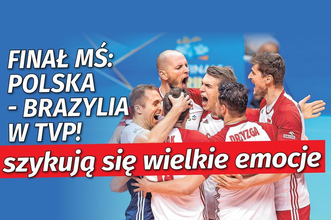 Finał MŚ: Polska - Brazylia w TVP!