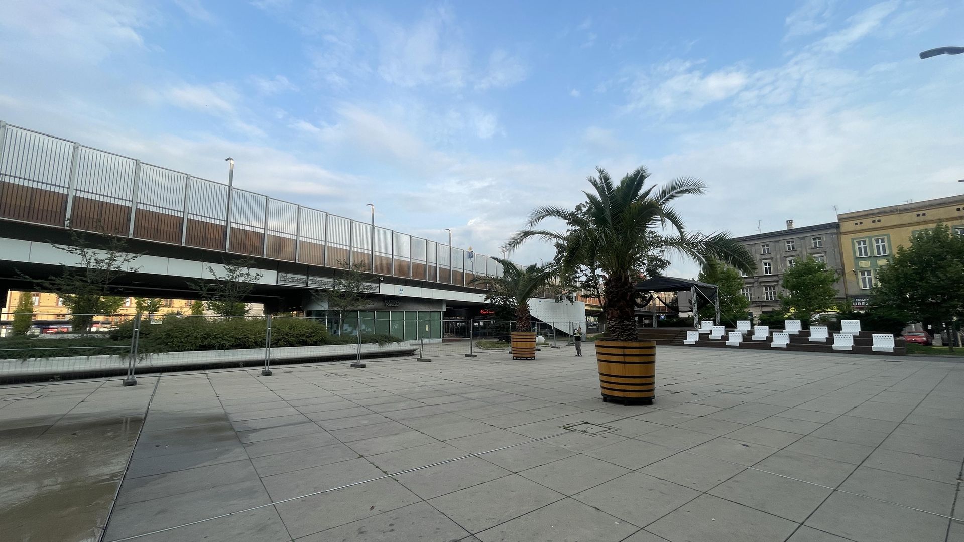 Rynek i estakada w Chorzowie